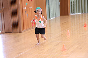 リレー頑張っています！　A・B・E