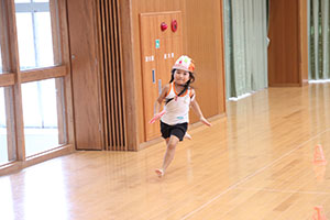 リレー頑張っています！　A・B・E