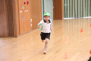 リレー頑張っています！　A・B・E