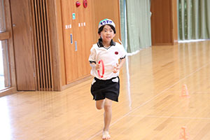 リレー頑張っています！　A・B・E
