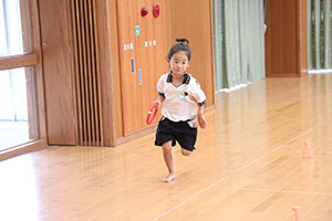 リレー頑張っています！　A・B・E