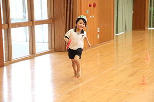 リレー頑張っています！　A・B・E