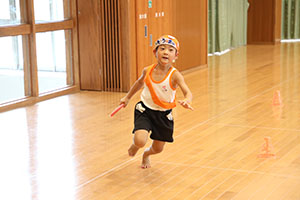 リレー頑張っています！　A・B・E