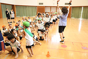 リレー頑張っています！　A・B・E
