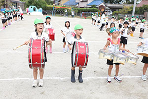 鼓隊の活動頑張っています！　A・B