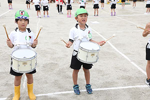 鼓隊の活動頑張っています！　A・B