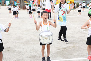 鼓隊の活動頑張っています！　A・B