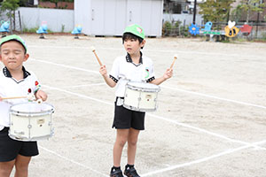 鼓隊の活動頑張っています！　A・B