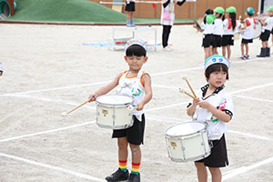 鼓隊の活動頑張っています！　A・B