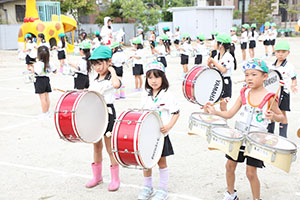 鼓隊の活動頑張っています！　A・B