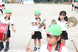 鼓隊の活動頑張っています！　A・B