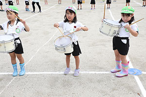 鼓隊の活動頑張っています！　A・B