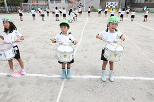鼓隊の活動頑張っています！　A・B