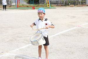 鼓隊の活動頑張っています！　C・D・E