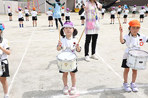 鼓隊の活動頑張っています！　C・D・E