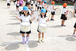 鼓隊の活動頑張っています！　C・D・E