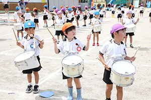 鼓隊の活動頑張っています！　C・D・E