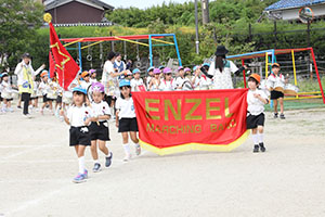 運動会　鼓隊の活動　C・D・E