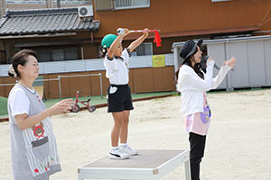 運動会　鼓隊の活動　A・B