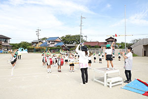 運動会　鼓隊の活動　A・B