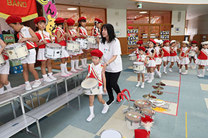 エンゼルマーチングバンド記念撮影　年長