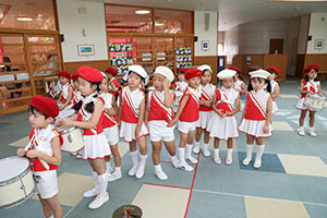 エンゼルマーチングバンド記念撮影　年長