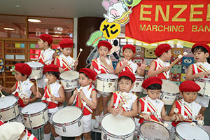 エンゼルマーチングバンド記念撮影　年長