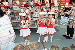 エンゼルマーチングバンド記念撮影　年長