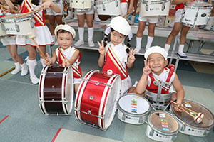 エンゼルマーチングバンド記念撮影　年長