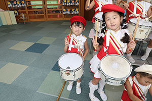 エンゼルマーチングバンド記念撮影　年長