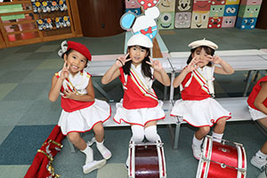 エンゼルマーチングバンド記念撮影　年長