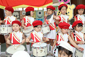 エンゼルマーチングバンド記念撮影　年長