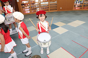 エンゼルマーチングバンド記念撮影　年長