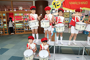 エンゼルマーチングバンド記念撮影　年長