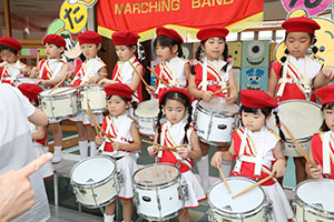 エンゼルマーチングバンド記念撮影　年長