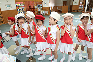 エンゼルマーチングバンド記念撮影　年長