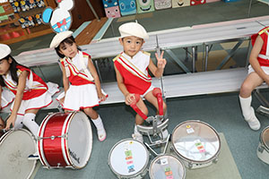 エンゼルマーチングバンド記念撮影　年長