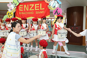 エンゼルマーチングバンド記念撮影　年長