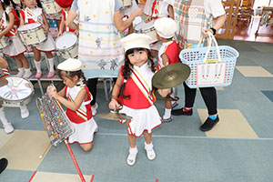 エンゼルマーチングバンド記念撮影　年長