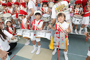 エンゼルマーチングバンド記念撮影　年長