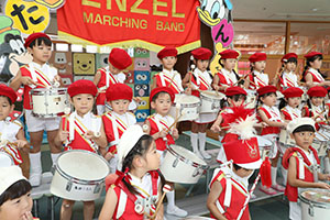 エンゼルマーチングバンド記念撮影　年長