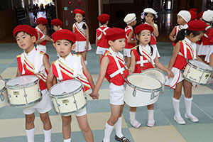 エンゼルマーチングバンド記念撮影　年長