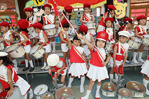 エンゼルマーチングバンド記念撮影　年長