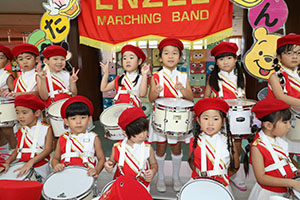 エンゼルマーチングバンド記念撮影　年長