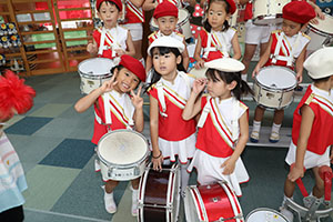 エンゼルマーチングバンド記念撮影　年長