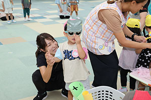 運動会の活動　借り物競争🎵　2歳児クラス