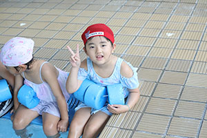 スイミングクラブへ行きました　ひまわり・さくら・たんぽぽ　NO．2