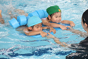 スイミングクラブへ行きました　ひまわり・さくら・たんぽぽ　NO．2