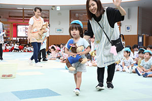 運動会　予行練習　2歳児クラス　NO．2