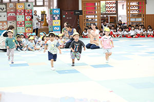 運動会　予行練習　2歳児クラス　NO．1